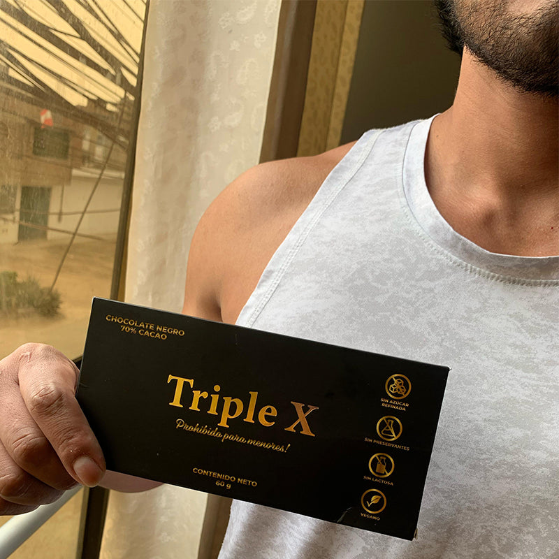 CHOCOLATE PREMIUM AFRODISIACO TRIPLE X® – Chocolate Triple X® Ecuador