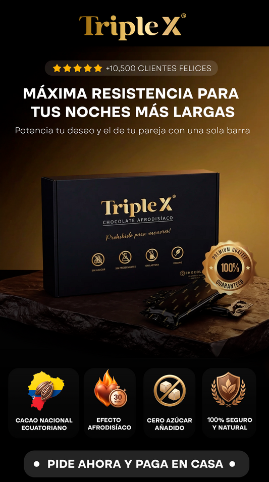 CHOCOLATE PREMIUM AFRODISIACO TRIPLE X®